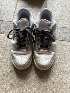 Nike dunkスニーカー グレー/ホワイト