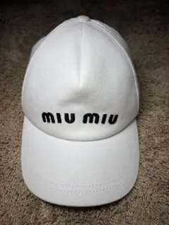 2026年最新】MIU MIU カラー：ホワイト系 レディース ベースボール