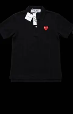 COMME des GARÇONS ポロシャツ ブラック XS - メルカリ