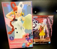 新品　ワンピース  フィギュア　ウタ　 フィギュア　2体