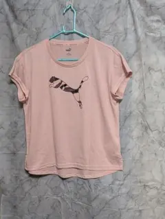 PUMA プーマ Tシャツ ピンク Lサイズ（新品タグなし）