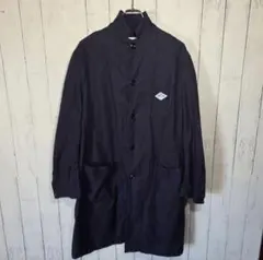 DANTON リネンコットン ショップコート ネイビー 42
