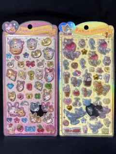 うるちゅるポップシール フワフワらびちゃん トムとジェリー 2点セット 正規品