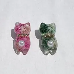 No.3388/ぐで猫 紫外線で羽の色が変わるハンドメイドパーツ チャーム No.3388/ぐで猫 紫外線で羽の色が変わるハンドメイドパーツ チャーム