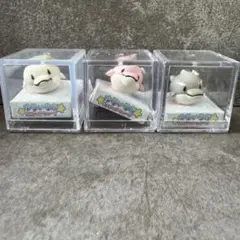新品/ゆるいるか　ミニチュアキューブ3種