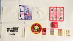 名古屋グランパスグッズ ハンカチ リストバンド 買い物袋 カタログなど