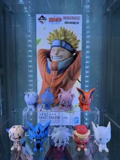 一番くじNARUTO 波の国編　A賞うずまきナルト　尾獣ちょこのっこコンプセット