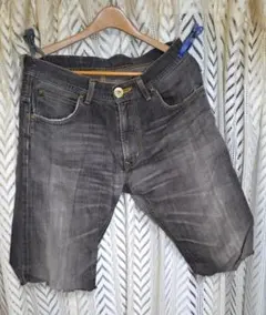 Lee4584cowboyカットオフショーツ黒32インチ匿名配送送料込最終値下げ