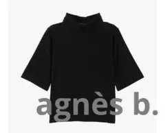 agnès b. ハイネック 五分袖 トップス ”Moree” ブラウス