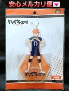 ハイキュー！！ スタンド付きビッグクリアキーチェーンマスコット 日向翔陽