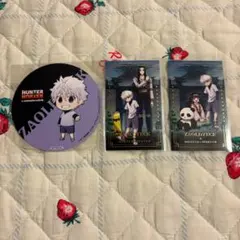 ハンターハンター アニカフェ コースター カード キルア イルミ アルカ