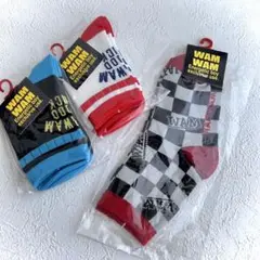 WAMWAM キッズ靴下 3足セット 16-18cm