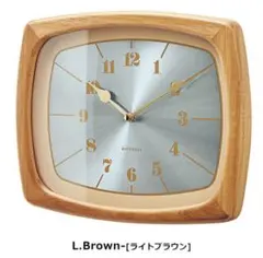 INTERFORM Enoch 掛け時計 ライトブラウンのサムネイル