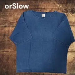 orSlow オアスロウ　Tシャツ　インディゴのサムネイル