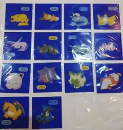 ポケモンパンシールセット ポケモンスリープ 14種