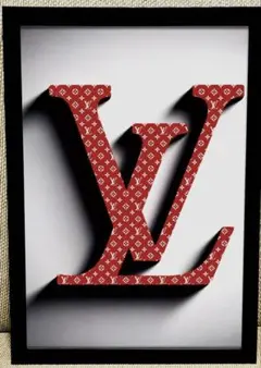 395 アートポスター　アメリカンレトロ　額付き