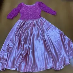 フラダンスドレス ピンク レース