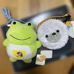 サンレモン　カエル　ポケットパーク　ポーチ　あざらし