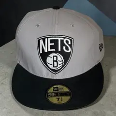 美品 ニューエラ NBA ブルックリン ネッツ 59FIFTY キャップ