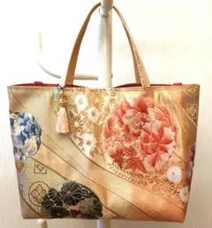 帯リメイク トートバッグ101 ハンドメイド