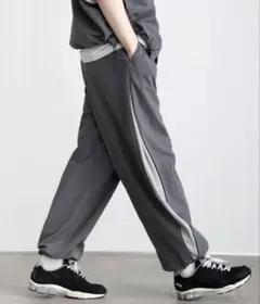 エピック　ワッシャーナイロンベンチレーションテックパンツ　グレー