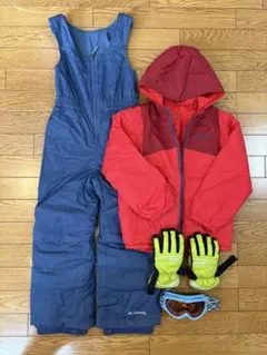 Colombia スキーウェアXS ＋ ゴーグル、グローブ