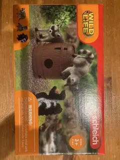 Schleich シュライヒ アライグマ フィギュアセット 42596