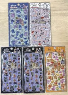 【お値下げ中】プチドロステッカー　ディズニー　５点セット