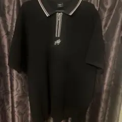 新品タグ付き HUF ハフ 半袖ニット ポロシャツ 黒 XXL 3L大きいサイズ 新品タグ付き HUF ハフ 半袖ニット ポロシャツ 黒 XXL 3L大きいサイズ