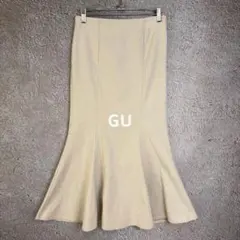 GU ジーユー ヘリボーンマーメイドロングスカート Mサイズ
