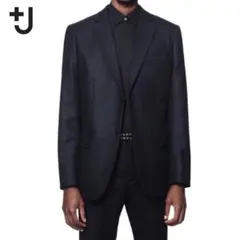 極美品☆UNIQLO ユニクロ +J セットアップ スーツ ウール テーラード