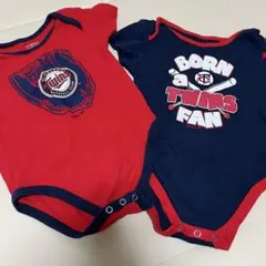 MLB ロンパース　18ヶ月　80 ミネソタ　ツインズ 野球　twins 男の子