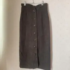 コーデュロイ ロングスカート