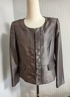carven 東京ソワール フォーマル テーラードジャケット 14号 シルク 