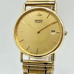 SEIKO セイコー SX 電池新品 メンズ 腕時計 純正ブレス ゴールド 