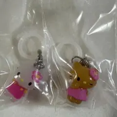 ハローキティ Hello Kitty めじるしアクセサリー 日焼け　お花　ガチャ