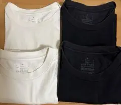 無印良品 汗のにおいを抑える太番手抗菌防臭Ｔシャツ クルーネック4枚セット