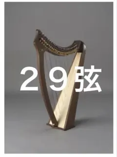 青山ハープ アイリッシュハープ 本体 29弦 サウル - メルカリ