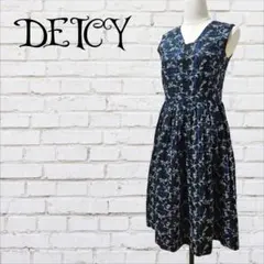 ○美品✨DETCY デイシー　花柄刺繍 ノースリーブワンピースのサムネイル