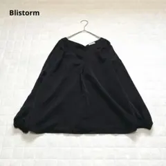 【ブリストーム】長袖ブラウス　Vネック　2WAY ボタン　ブラック　黒　M ラフのサムネイル