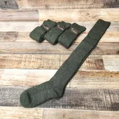 オーバーニーソックス ニーハイ 靴下 無地 ロングソックス 4足セット