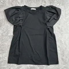 RIVIETTA（M）パブスリーブカットソー＊クルーネック＊フェミニン
