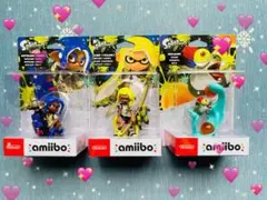 新品 未開封 amiibo スプラトゥーンシリーズ アミーボ 3点セット