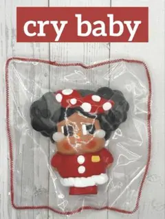 クライベイビー　crybaby popmart 大きい　ミニーちゃん　スクイーズ