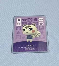 あつ森　amiiboカード ジュン どうぶつの森
