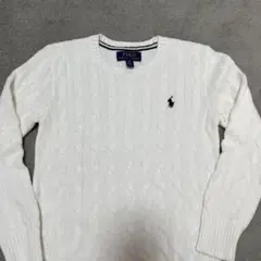 土日セール【新品】POLO ケーブルニット セーター 140