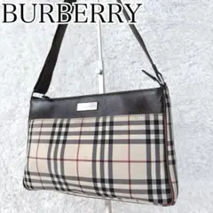 BURBERRY ショルダーバッグ ノバチェック ロゴプレート ユニセックス