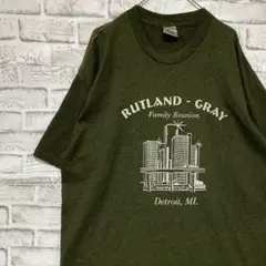 USA製90sヴィンテージTシャツ！シングルステッチ　グリーン半袖古着2XL20