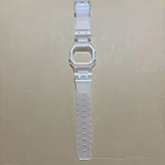 G-SHOCKDW5600系 ベゼルバンドセット クリアマットホワイト美品！