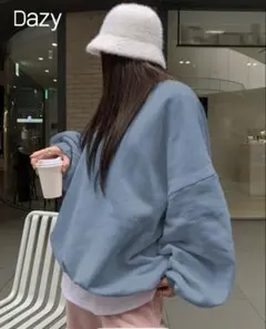 Dazy スウェット 水色